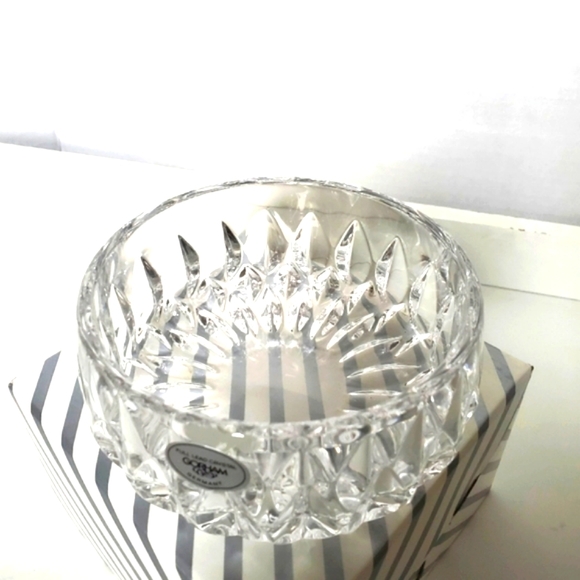 Gorham Accents Vintage Gorham Crystal Bowl Candy Dish West Germany